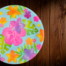 Cargar imagen en el visor de la galería, Hawaiano. Plato Postre. 7.5 Pulgadas. 10 Unid.