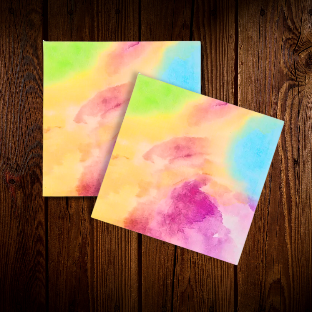 Tie dye pastel. Servilletas grandes. 10 Un.