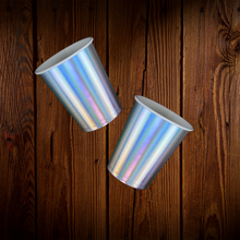 Cargar imagen en el visor de la galería, Vasos de cartón. Colores metálicos. 9onz. 10 Unid.
