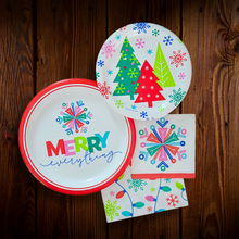 Cargar imagen en el visor de la galería, Merry Everything. Plato principal de 9 pulgadas. 8 Unid.
