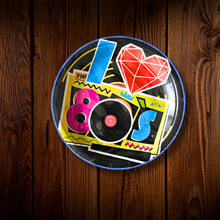 Cargar imagen en el visor de la galería, I love 80s. Plato Postre. 10 Unid.
