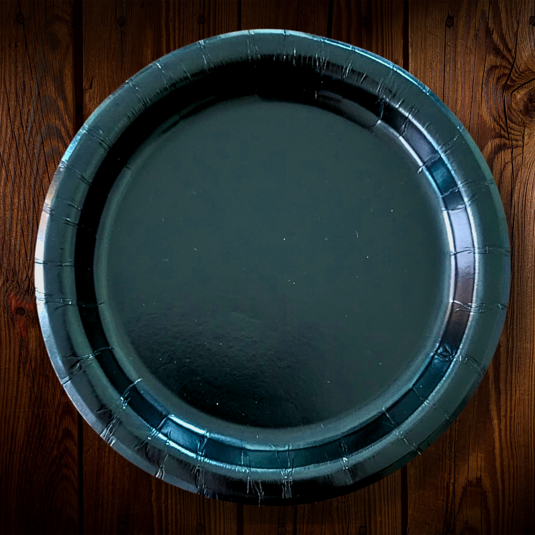 Negro. Plato Principal de 10 pulgadas. 10 Unid.