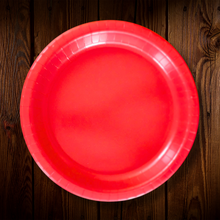 Cargar imagen en el visor de la galería, Platos de colores sin diseño. Principales. 9 Pulgadas
