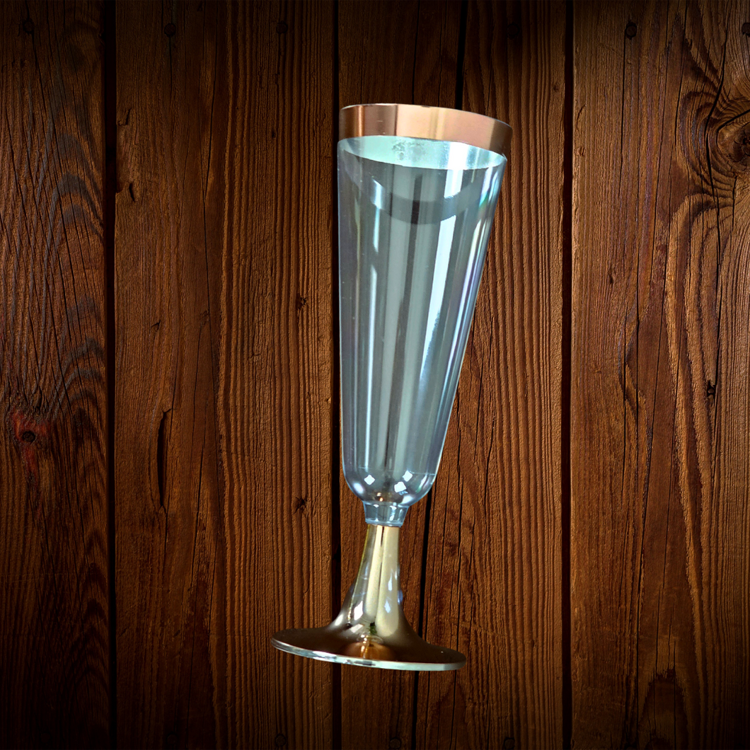 Copa borde rose gold. Unidad.
