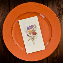 Cargar imagen en el visor de la galería, Servilleta Rectangular Flores. 10 Unid.
