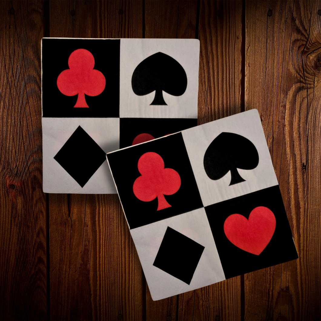 Casino. Servilletas grandes.10 Unid.