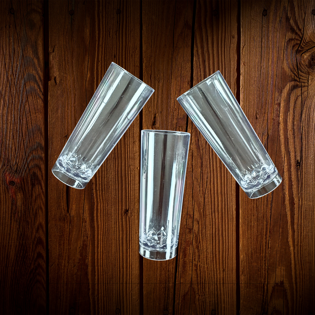 Shots altos. Clear. 3 Unidades