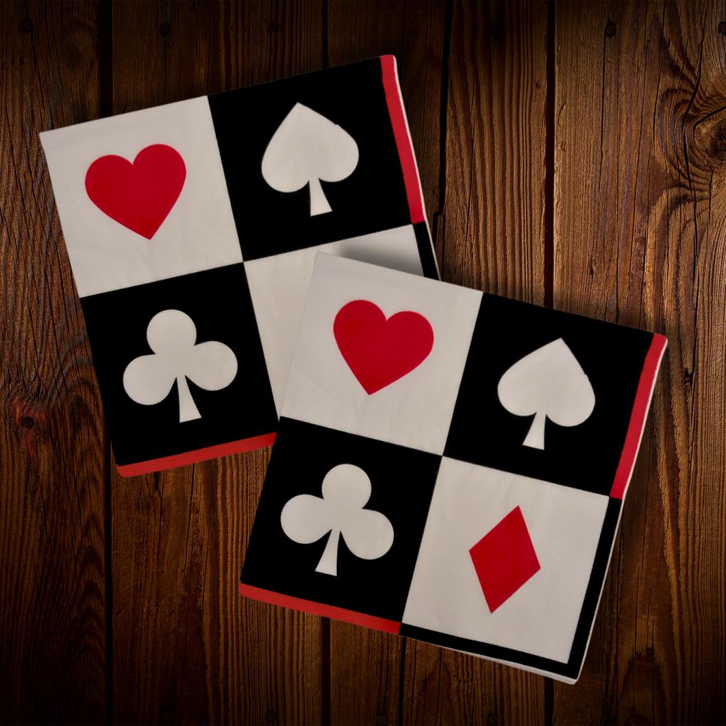 Casino. Servilletas grandes.10 Unid.