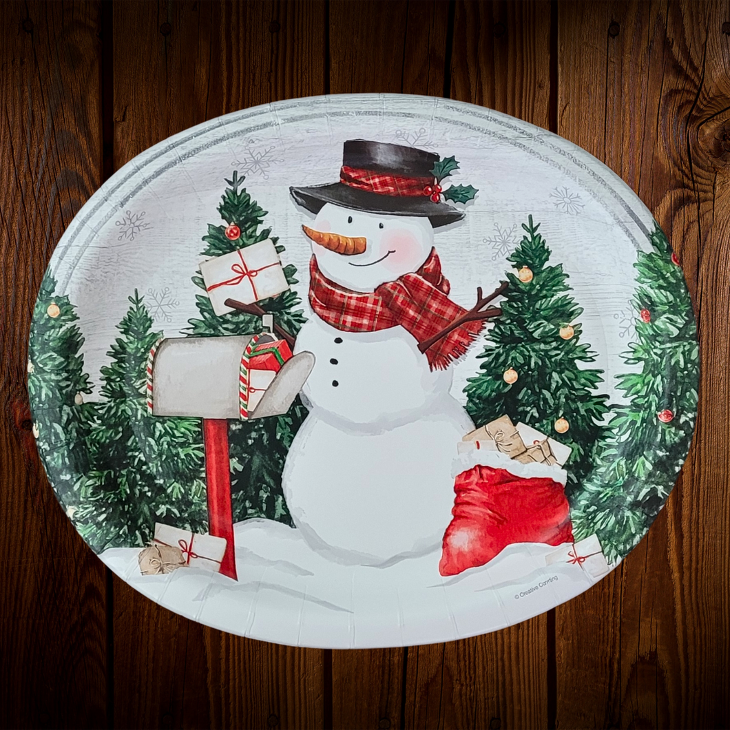 Frosty. Plato principal ovalado de 10.5 pulgadas. 8 Unid.