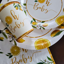 Cargar imagen en el visor de la galería, Oh Baby Limones. Vasos de cartón. 8 Unid
