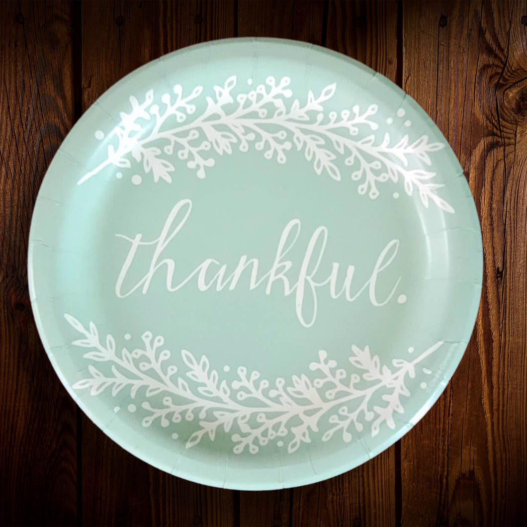 Thankful. Plato principal de 10
