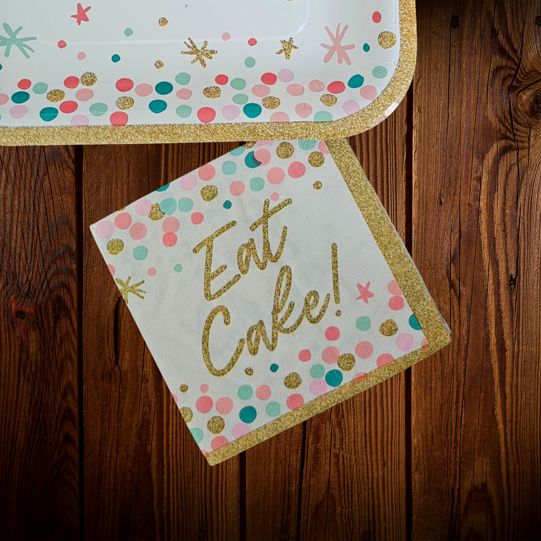 Eat cake. Servilleta pequeña. 15 Unid.