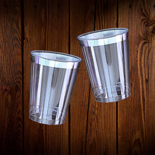 Cargar imagen en el visor de la galería, Vaso con borde metalizado. 10 onzas. Unidad
