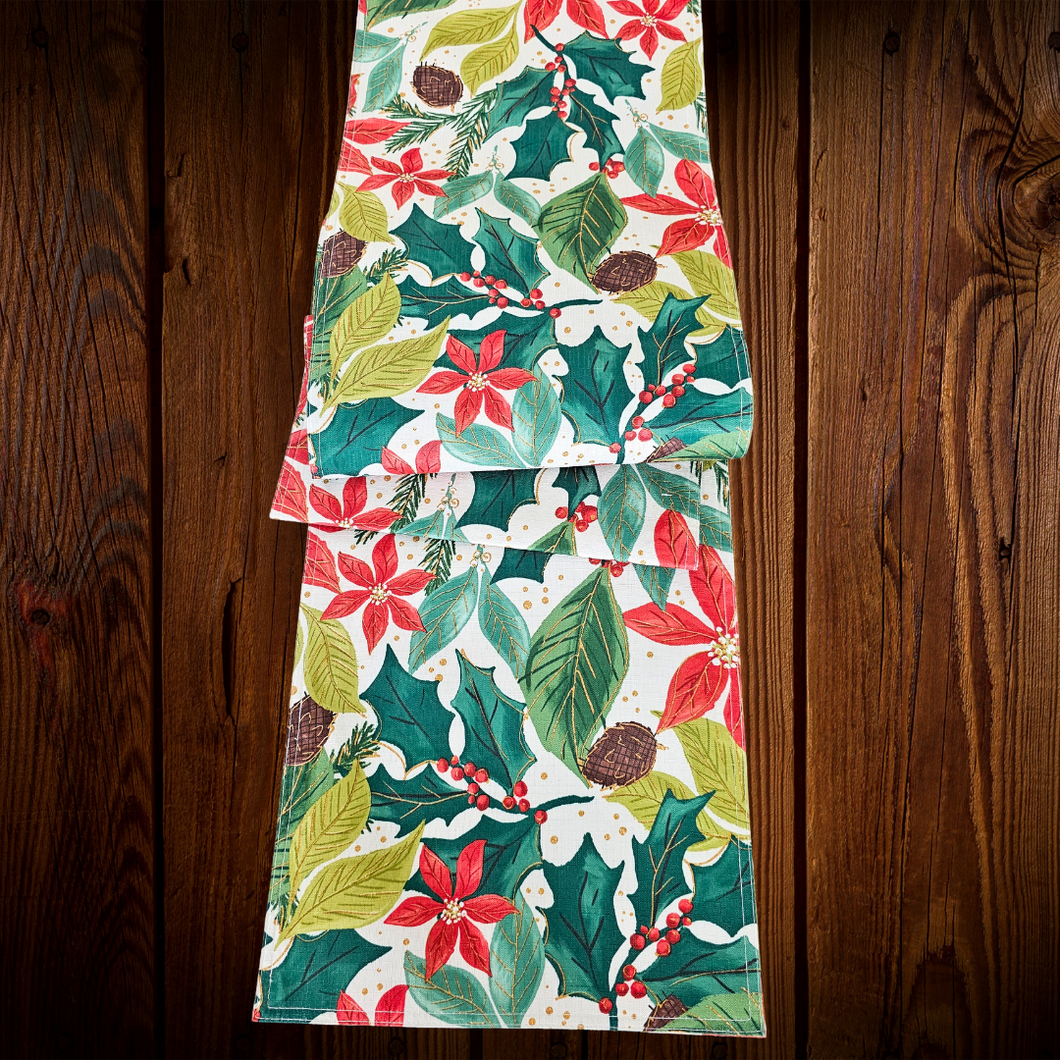 Camino de mesa diseño navideño. Unid.