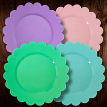Cargar imagen en el visor de la galería, Colores pastel. Cenefa. Platos para postre. Unidad.
