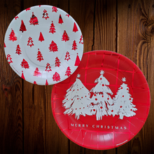 Cargar imagen en el visor de la galería, Arboles de Navidad. Plato principal de 10.5 pulgadas. 10 Unid. (Copia)
