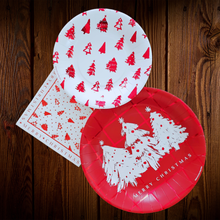Cargar imagen en el visor de la galería, Arboles de Navidad. Plato principal de 10.5 pulgadas. 10 Unid. (Copia)
