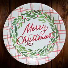 Cargar imagen en el visor de la galería, Merry Christmas. Plato principal de 10.5 pulgadas. 10 Unid.
