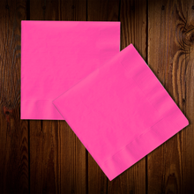 Cargar imagen en el visor de la galería, Servilleta grande sin diseño. de Colores. 12 Unidades
