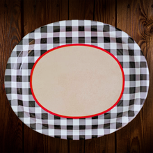 Cargar imagen en el visor de la galería, Let's eat. Plato principal Ovalado de 12 X10". 10 Unid.
