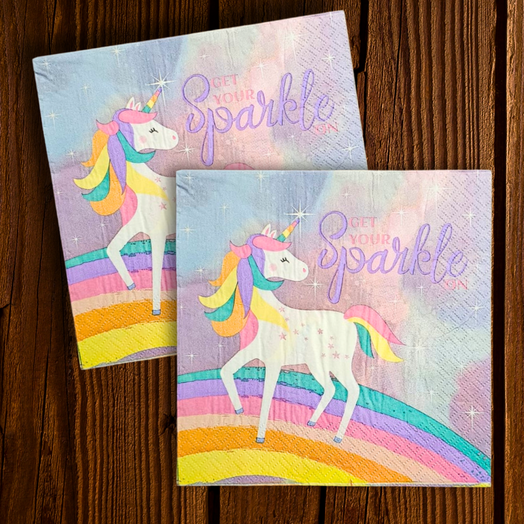 Unicornio. Servilletas. 12 Unid.