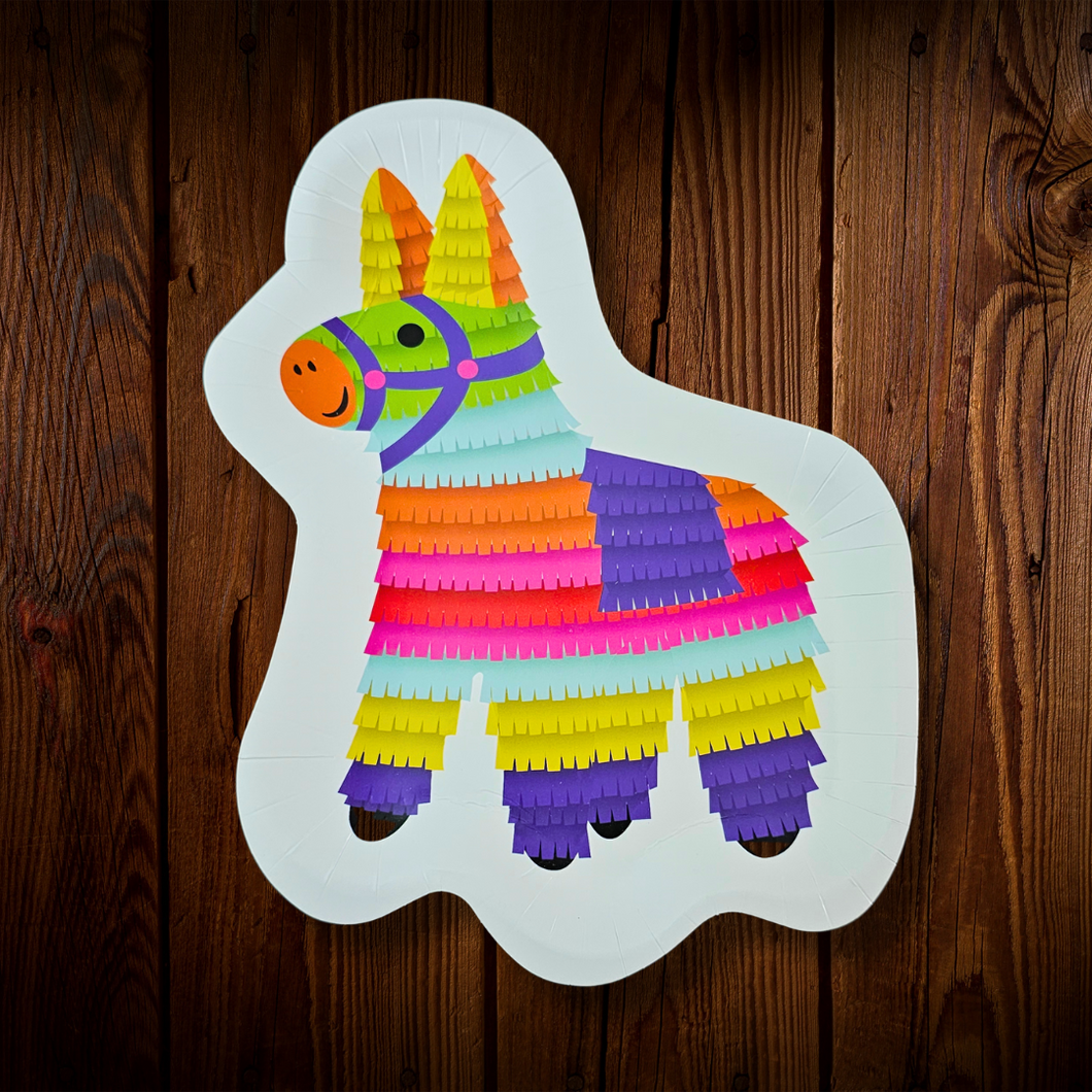 Piñata mexicana . Plato para postre. 10 Unid.
