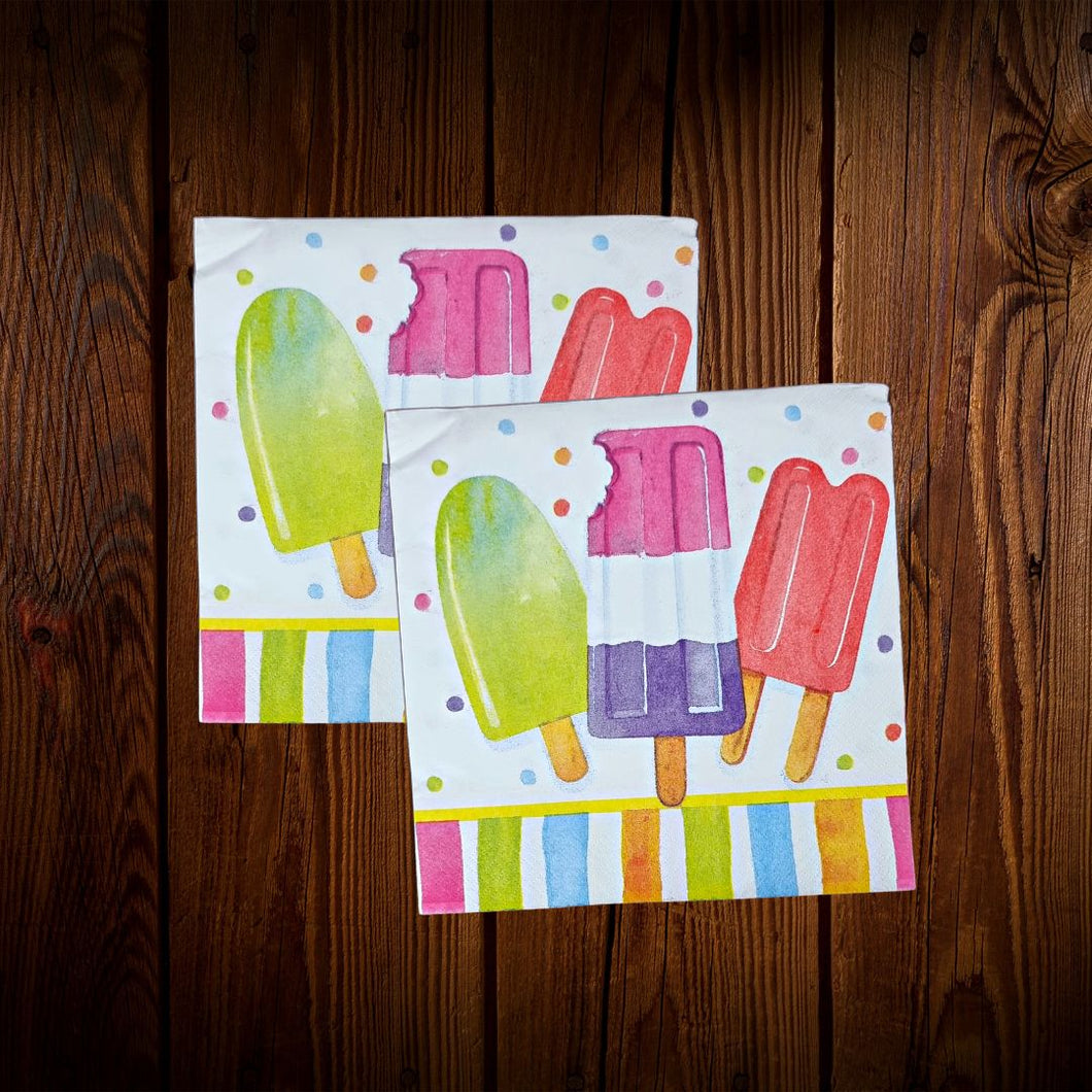 Paletas de Colores. Servilleta grande. 16 Unidades