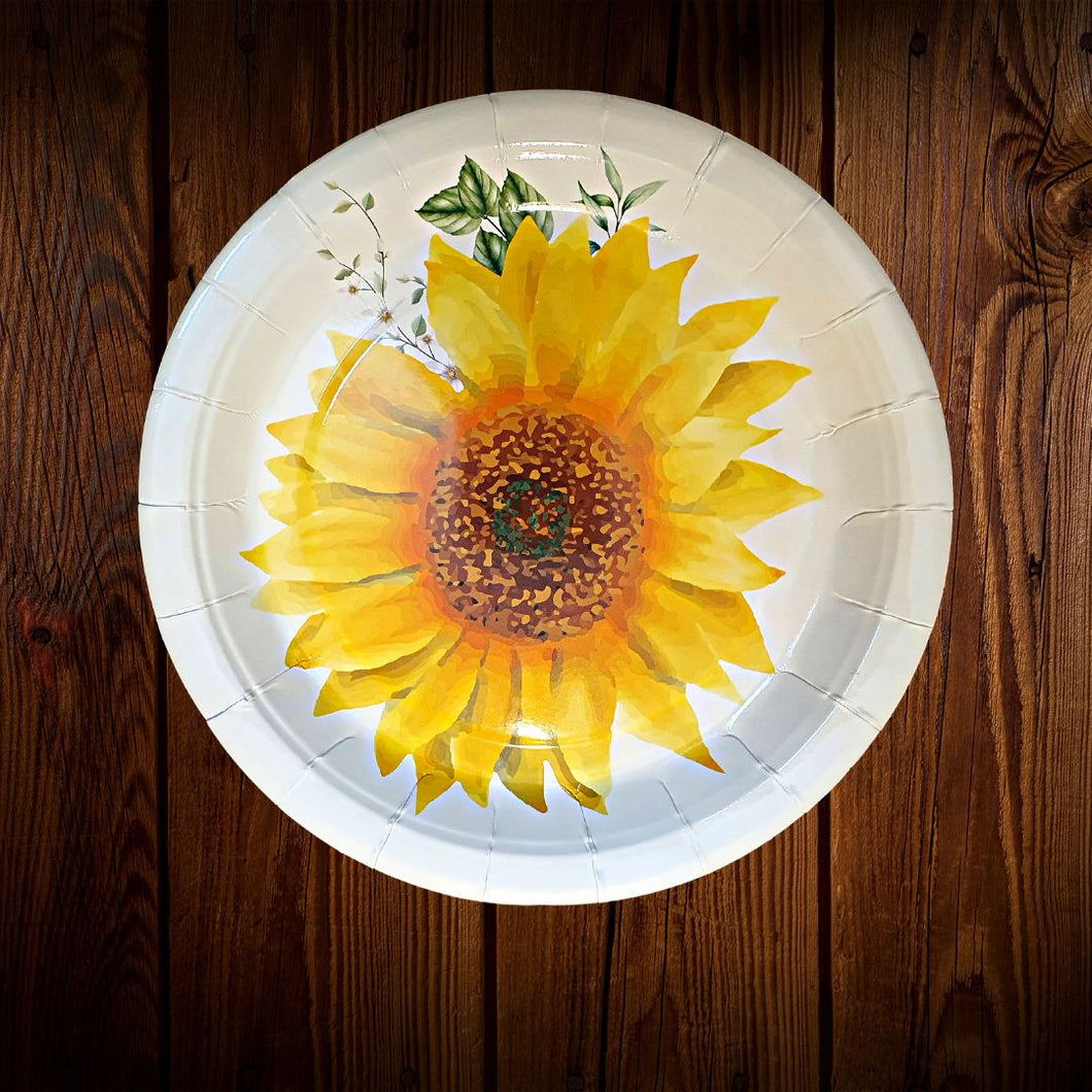 Girasol. Plato Principal. 8 Unid