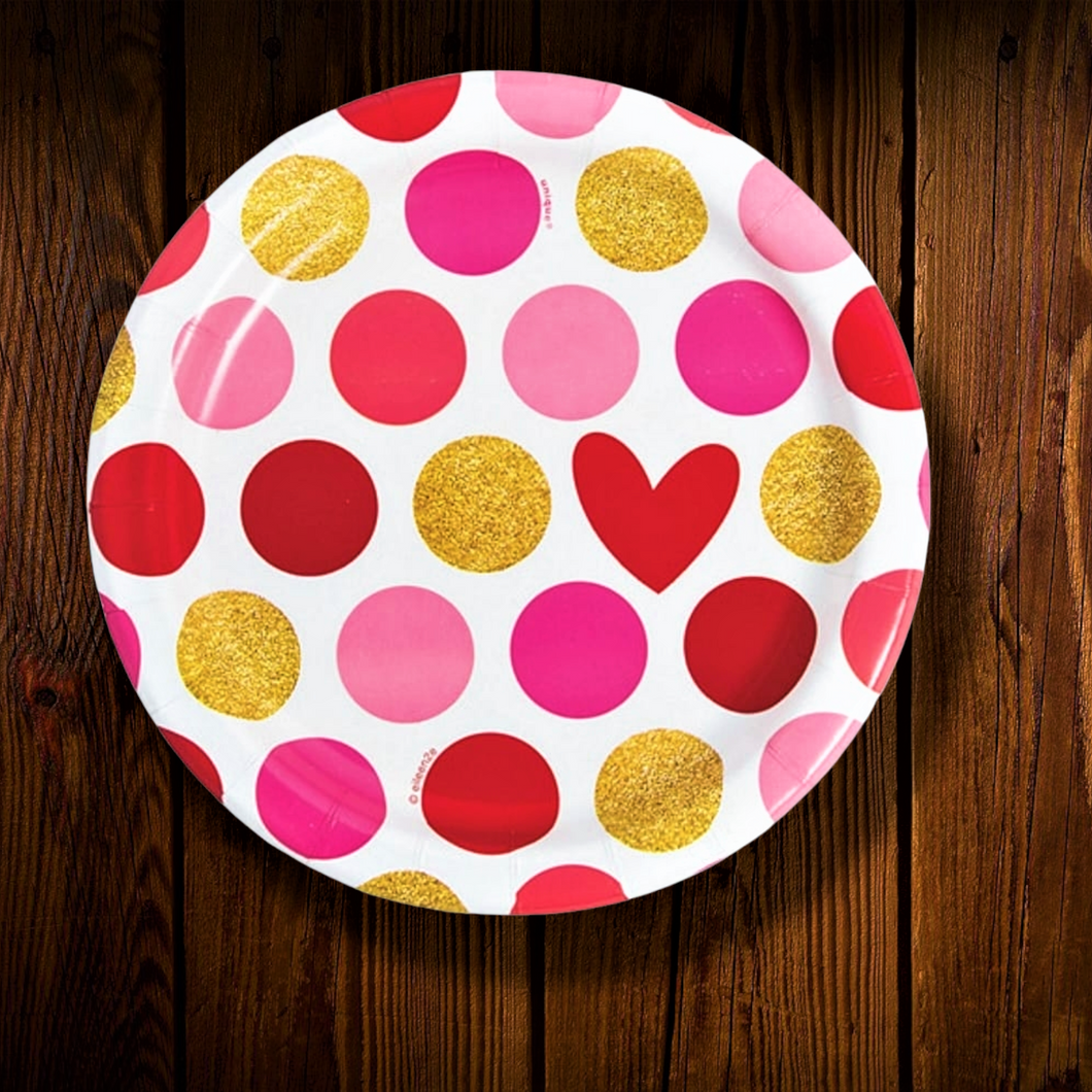 Happy Day. Plato Postre. 10 Unid.