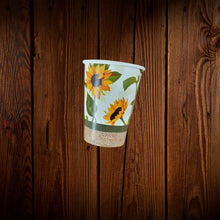 Cargar imagen en el visor de la galería, Girasoles de otoño. Vasos de cartón. 8 Unid

