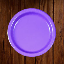 Cargar imagen en el visor de la galería, Platos de colores sin diseño. Principales. 9 Pulgadas
