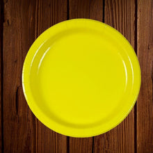 Cargar imagen en el visor de la galería, Platos de colores sin diseño. Principales. 9 Pulgadas
