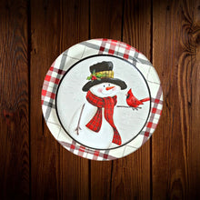 Cargar imagen en el visor de la galería, Snowman. Beige. Plato principal de 10 pulgadas. 10 Unid.
